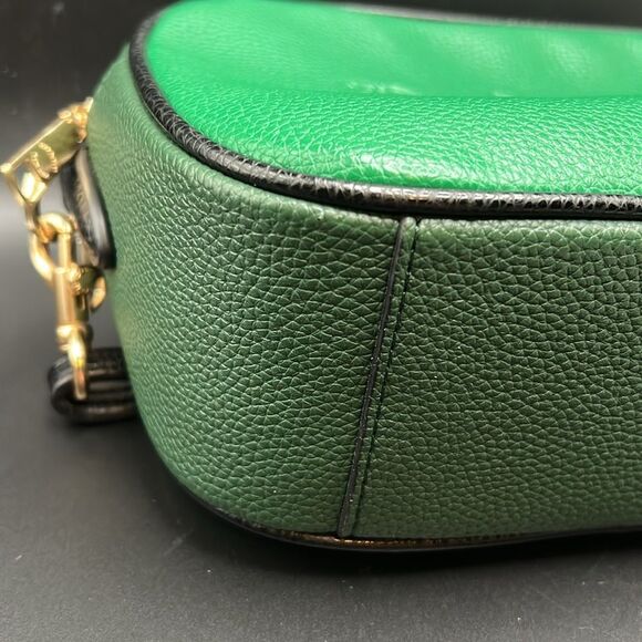 Coach Jes Ivy Green &  Black Crossbody Bag Carriage - Picture 5 of 13